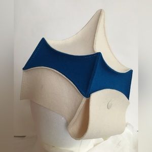 Handmade wool felt hat.